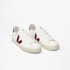 CAMPO LEATHER WHITE GRENAT