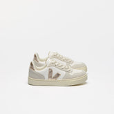 V-10 LEATHER WHITE PLATINE NATURAL