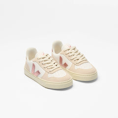 V-10 LEATHER WHITE NACRE SABLE