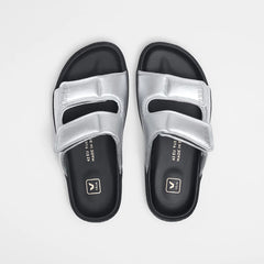 ETNA BOLD LEATHER SILVER