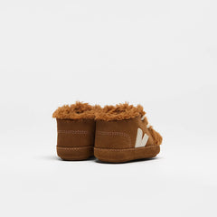 BABY FURED SUEDE COGNAC PIERRE