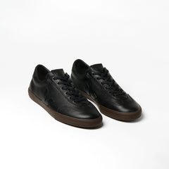 VOLLEY SIGNATURE GRAINED OILED LEATHER BLACK EAGLE