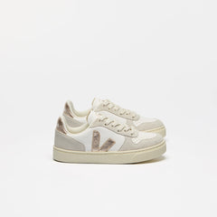 V-10 LEATHER WHITE PLATINE NATURAL